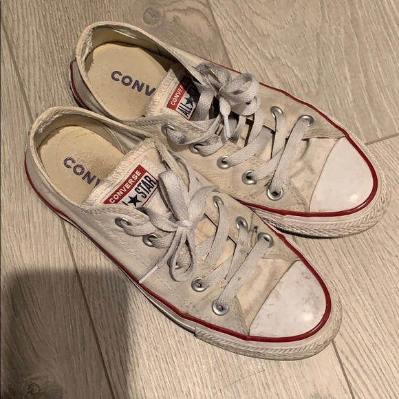White Converse - Picture 2 of 3